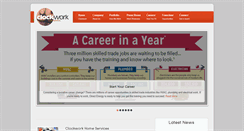 Desktop Screenshot of clockworkhomeservices.com